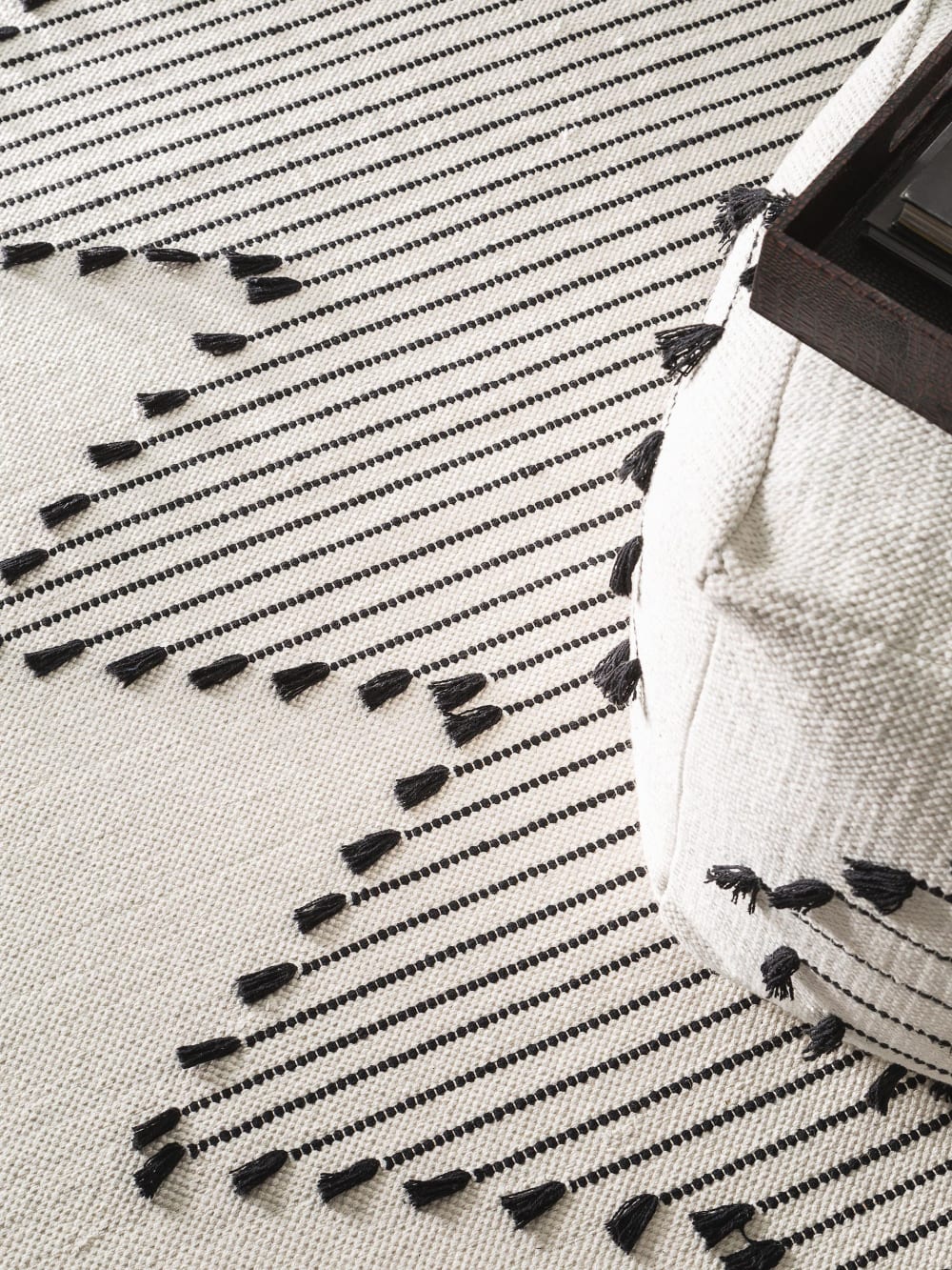 Tapis en coton ivory 120x170 — vue 4
