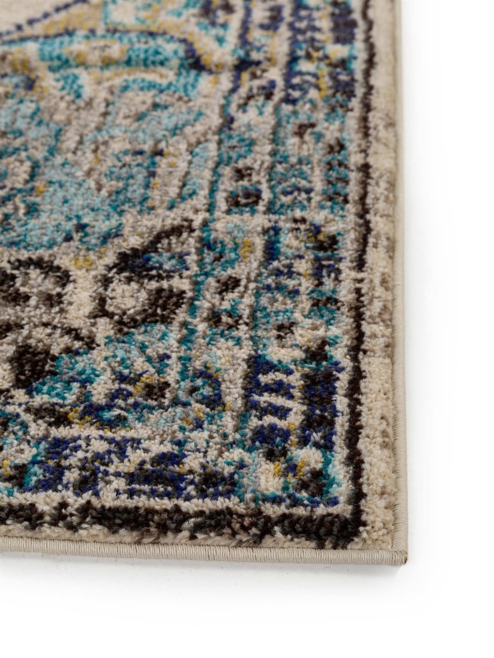 Tapis beige/turquoise 140x200 — vue 4