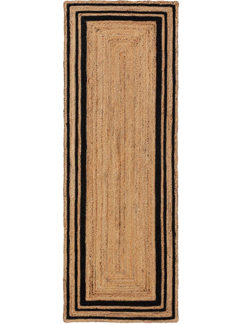 Benuta Juteläufer schwarz 70x200 style modern - Jute