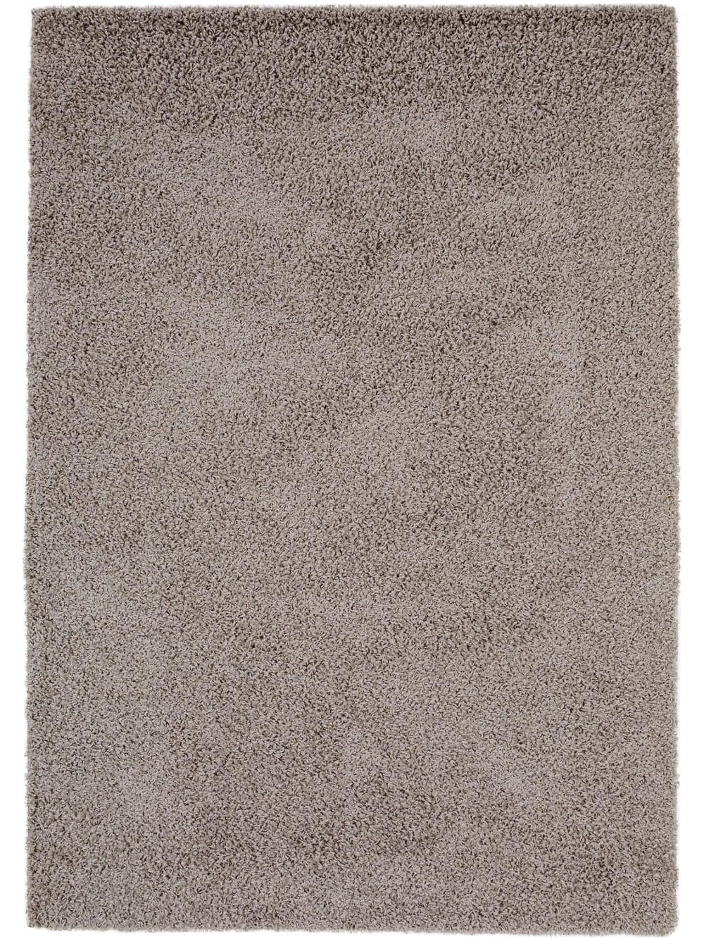 Tapis à poils longs gris 120x170