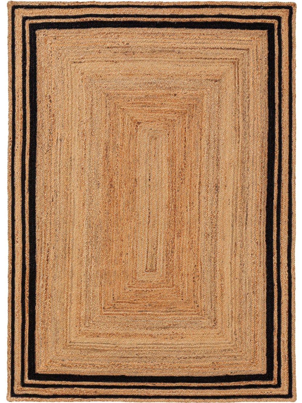 Tapis de jute noir 60x100