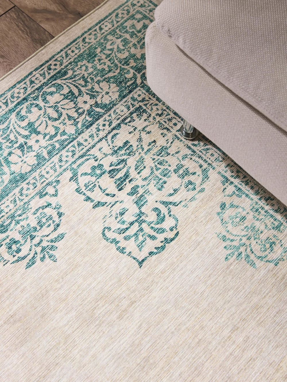 Tapis turquoise 200x300 — vue 4