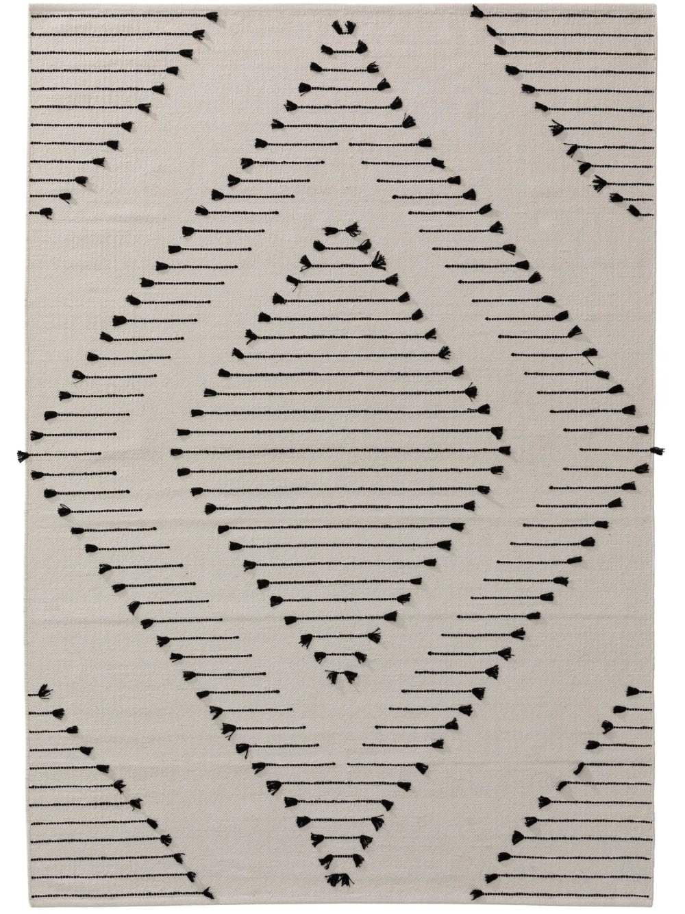 Benuta Baumwollteppich ivory 80x120 style modern Beige Baumwolle