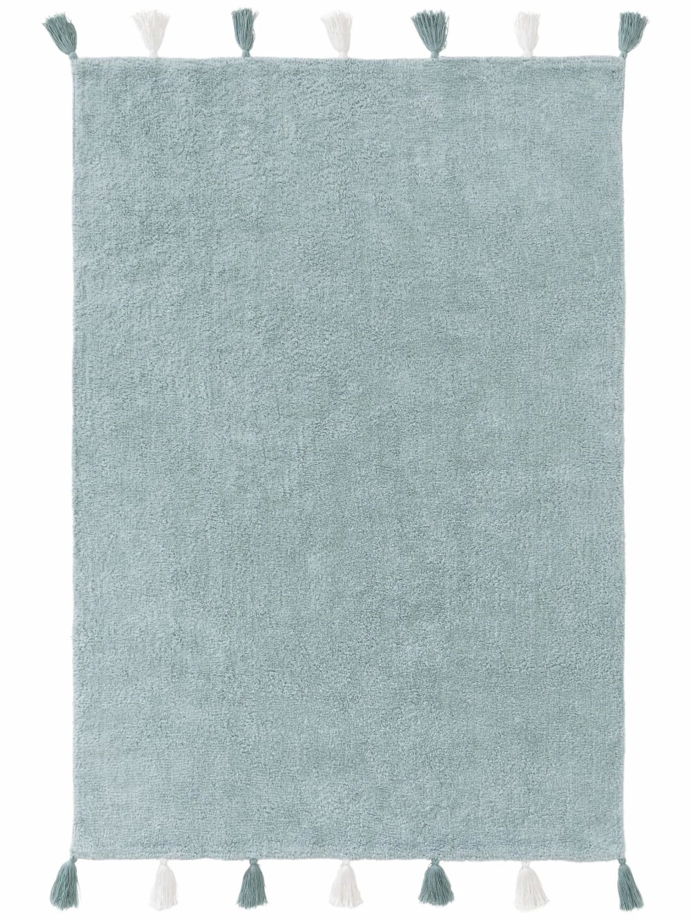 Benuta Waschbarer Kinderteppich mint 80x120 style modern GRÜN BAUMWOLLE Kinder