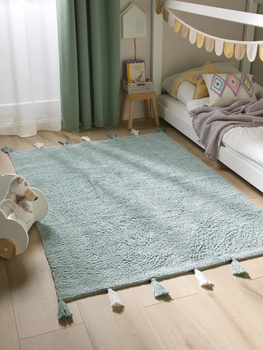 Tappeto lavabile per bambini menta 80x120 - Benuta
