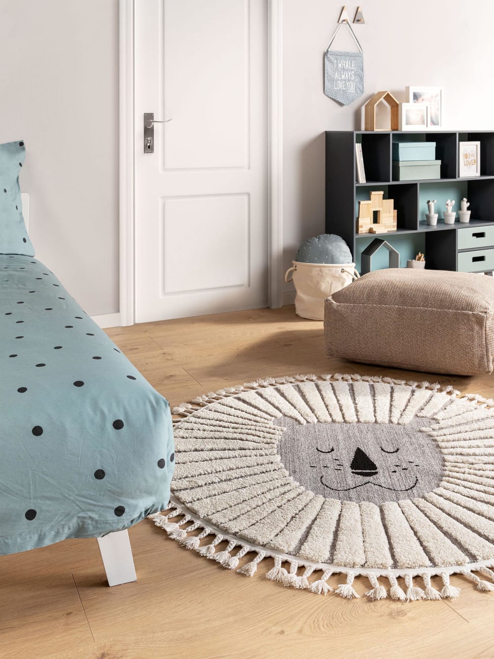 Alfombra niños gris ø 120 redondo - Maisons du Monde