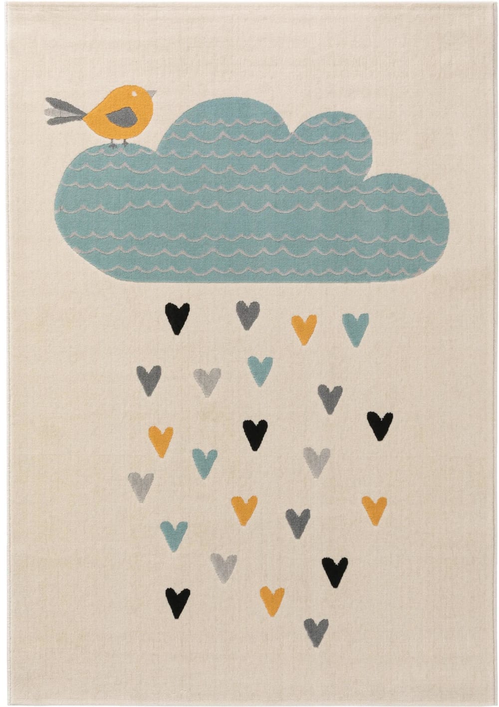 Tapis enfant beige 120x170