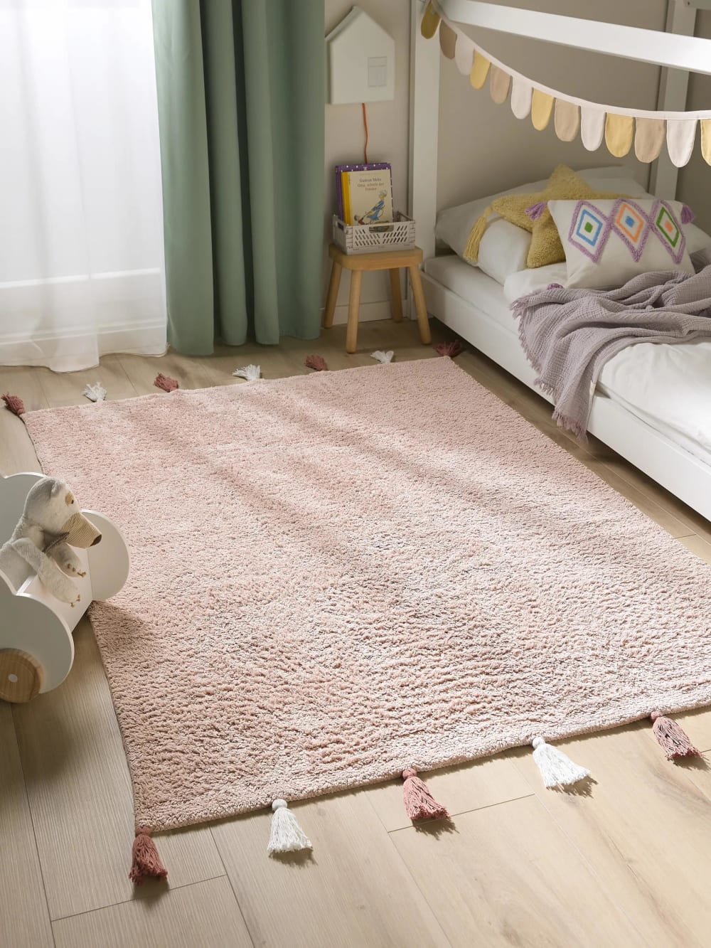 Alfombra lavable para niños rosa 80x120 - Maisons du Monde