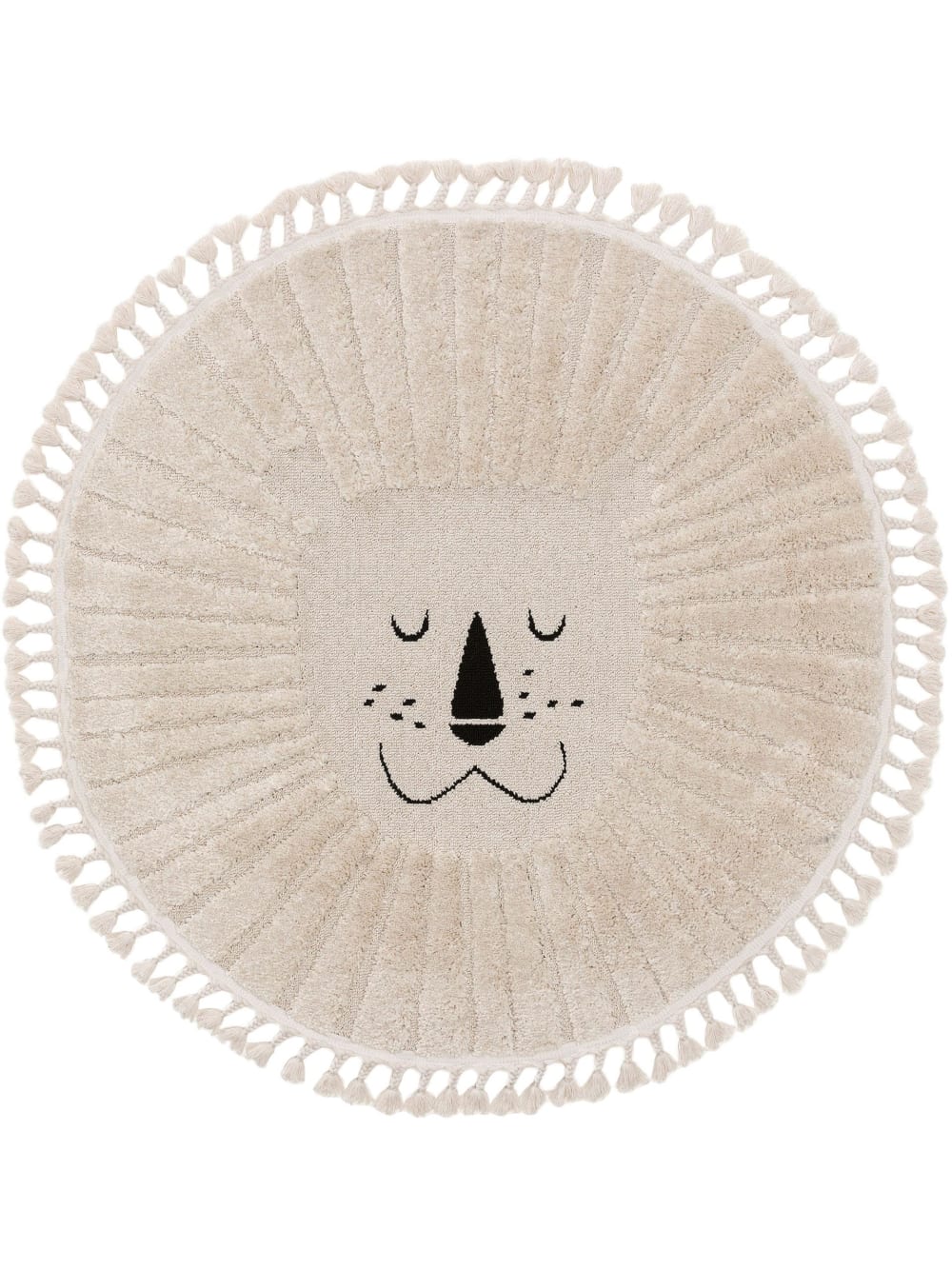 Tapis enfant crème D 120 rond