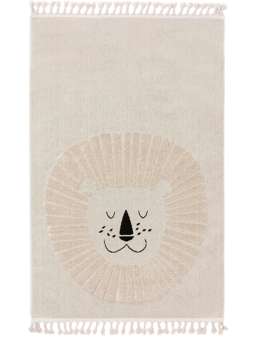 Alfombra niños crema 160x230