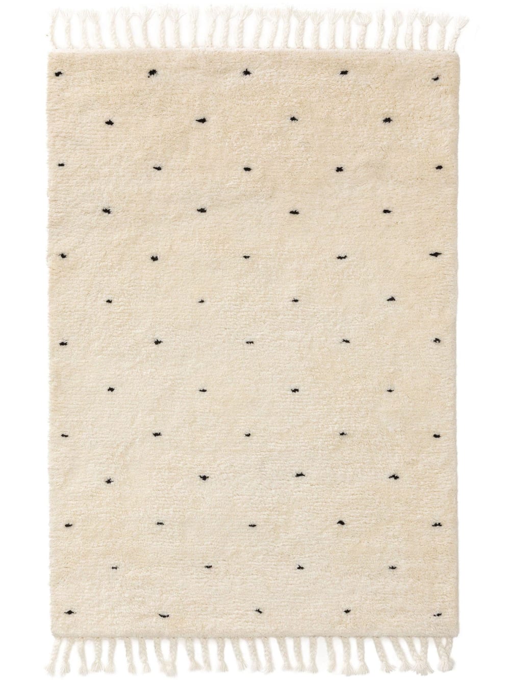 Tapis enfant crème 60x90