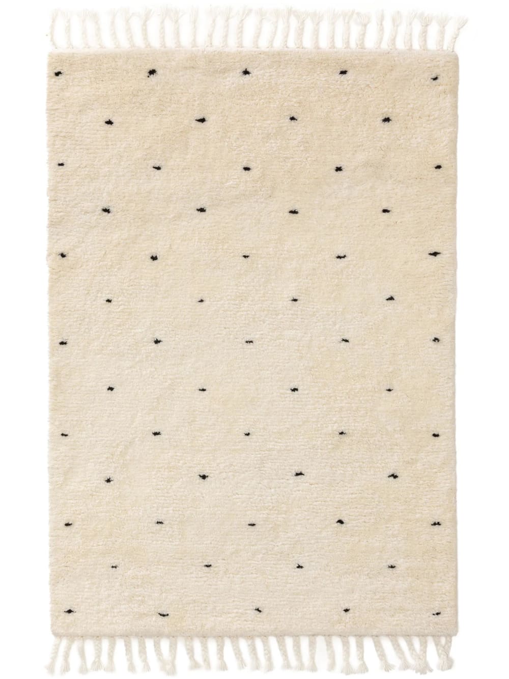 Tappeto bambino crema 60x90 - Modello Contemporaneo - Beige - Lana