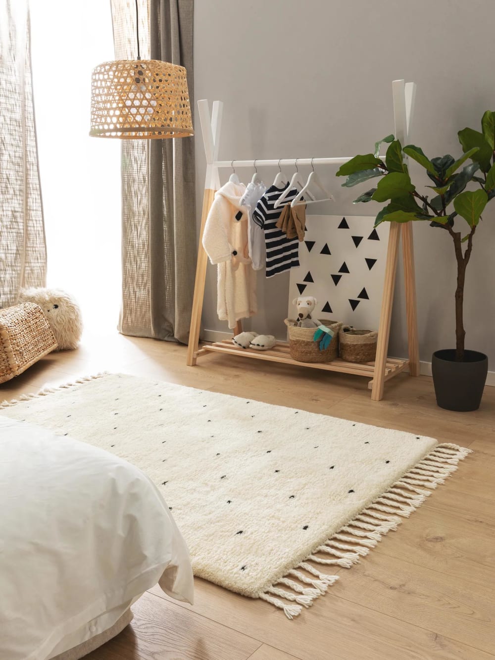 Kinderteppich cream 60x90 - Maisons Du Monde