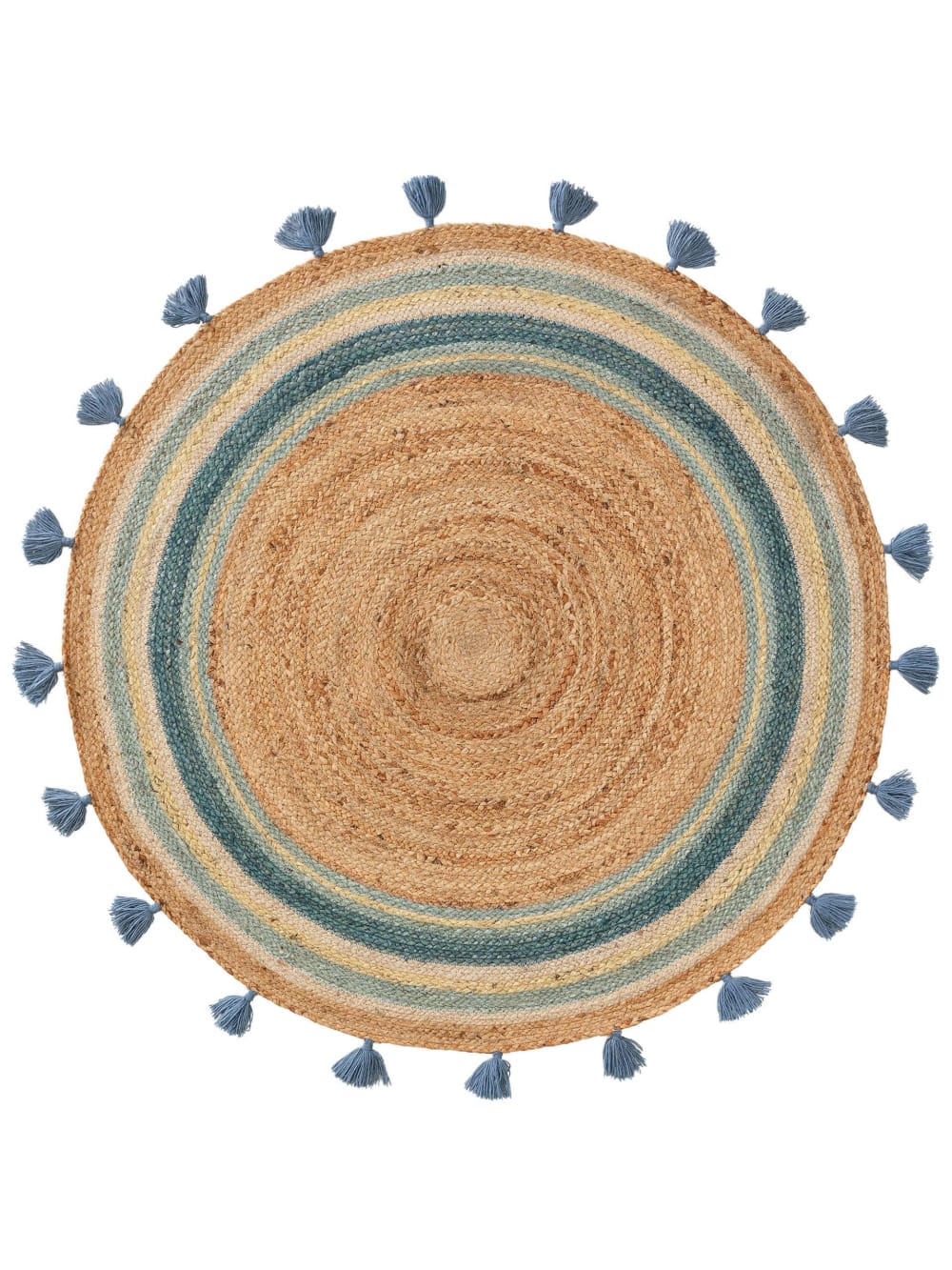 Tapis enfant turquoise 115 round