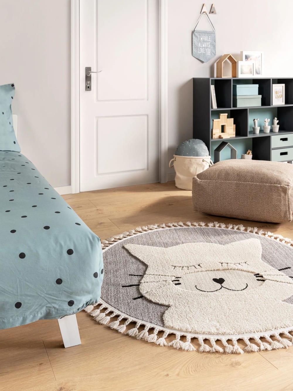 Alfombra niños gris ø 120 redondo - Maisons du Monde
