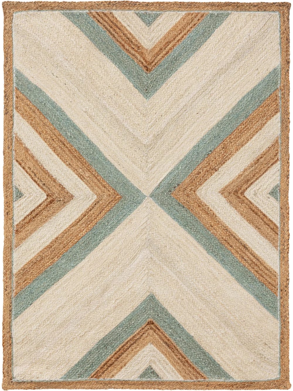 Benuta Kinderteppich mint 120x170 style modern GRÜN JUTE Kinder