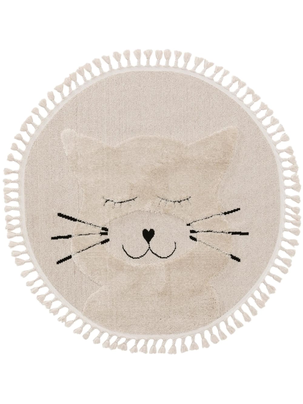 Kinderteppich cream D 120 rund - Maisons Du Monde