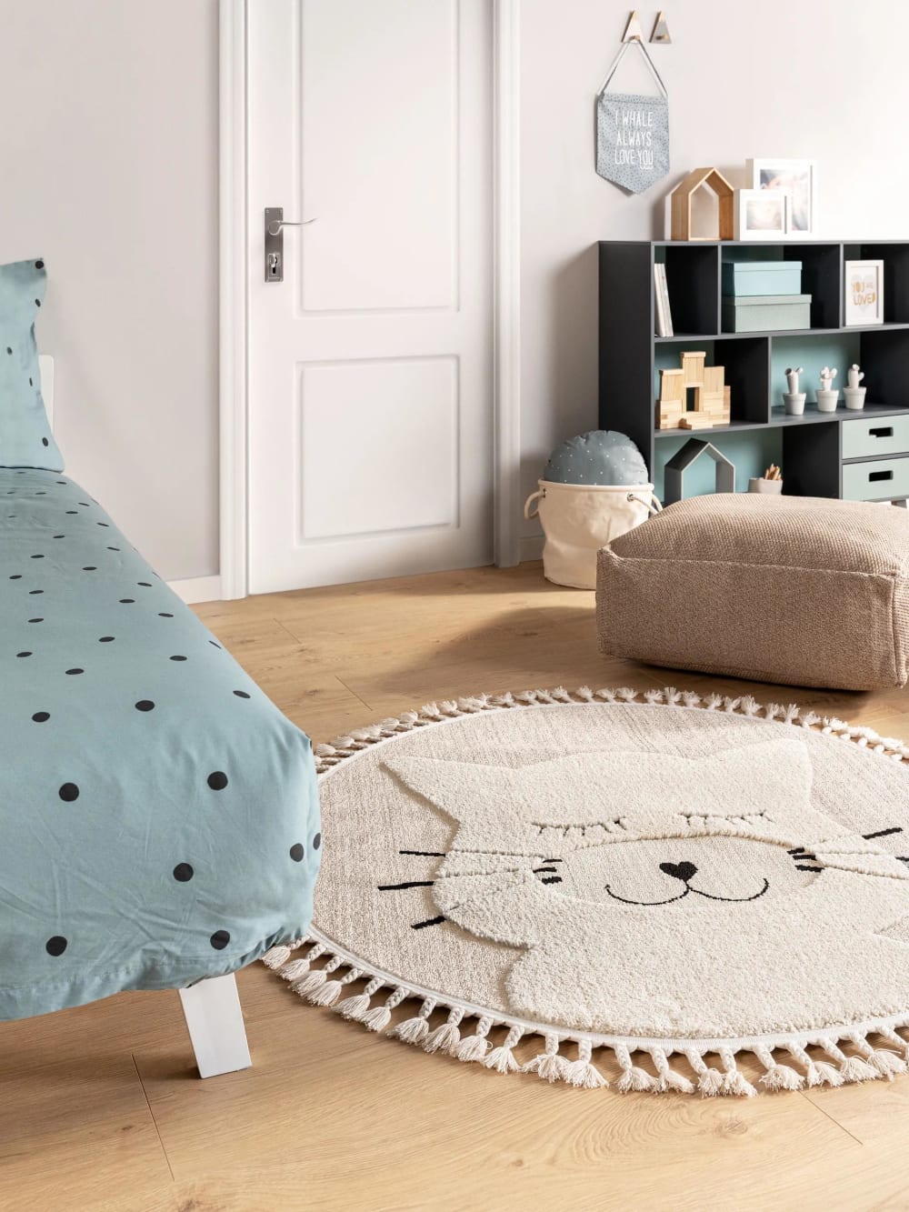 Tappeto bambino crema ø 120 rotondo - Benuta
