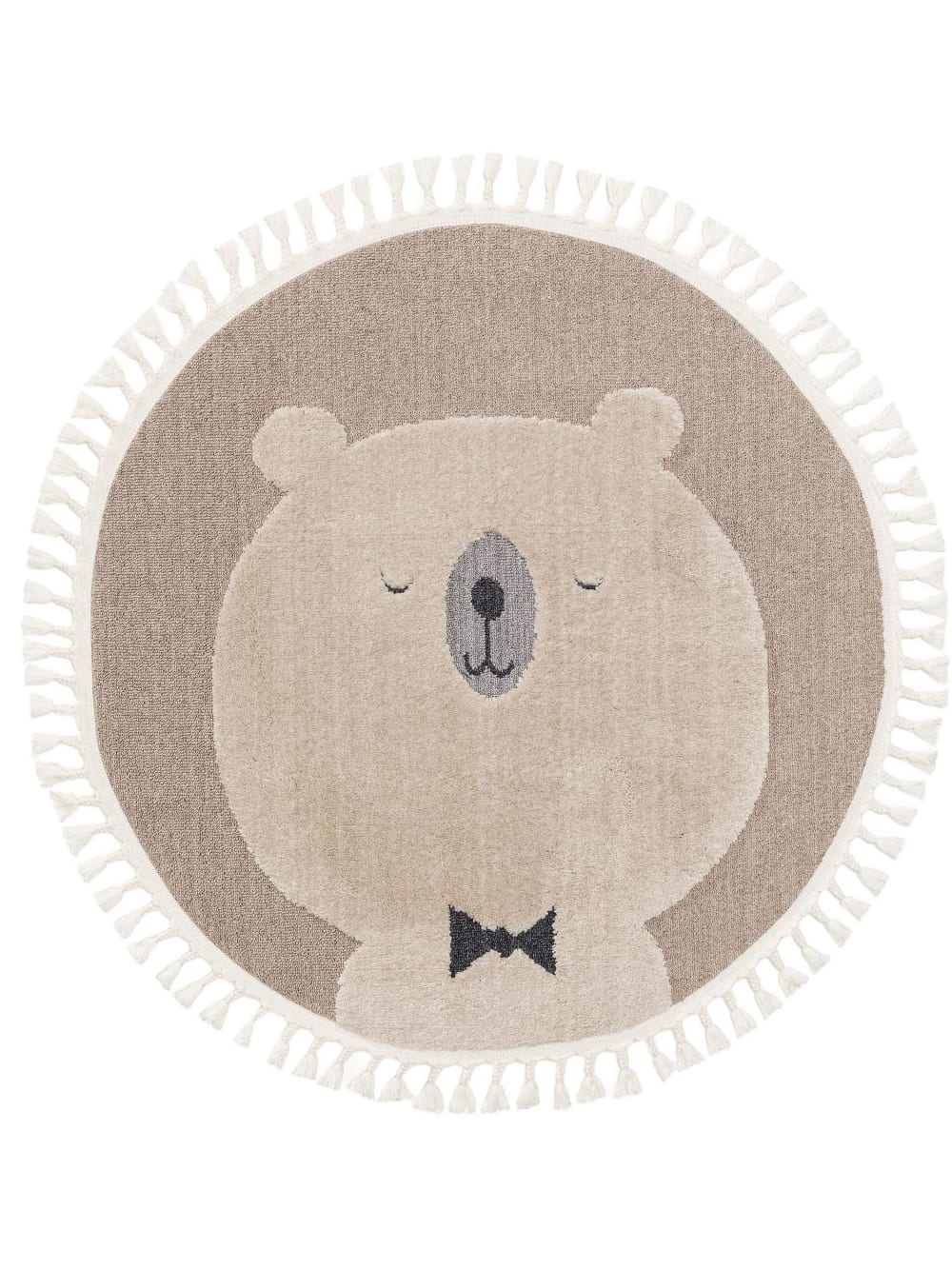 Alfombra niños beige ø 120 redondo