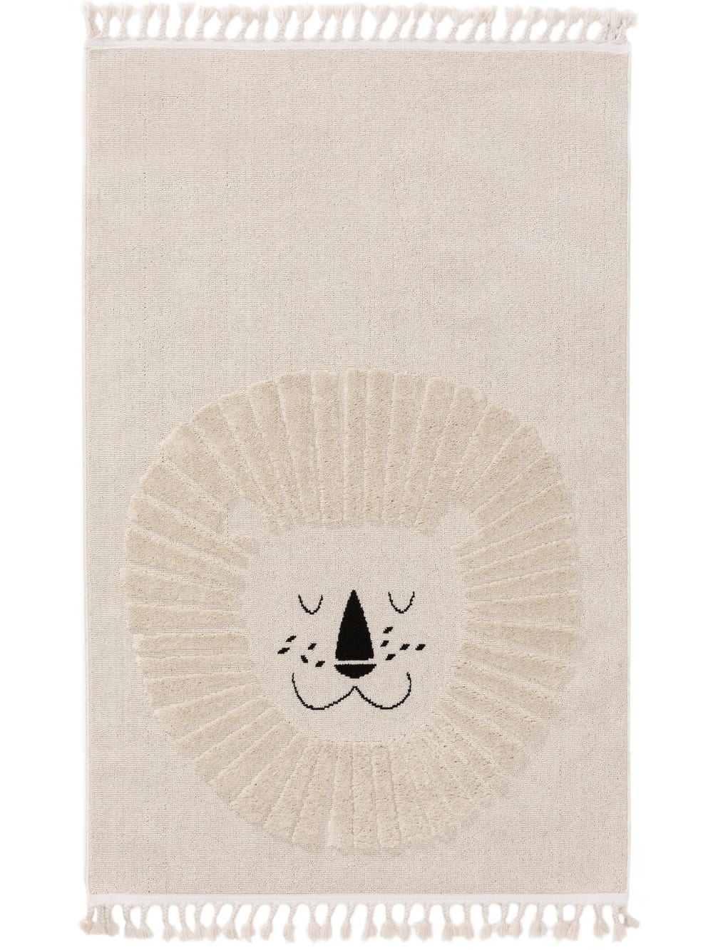 Alfombra niños crema 120x180