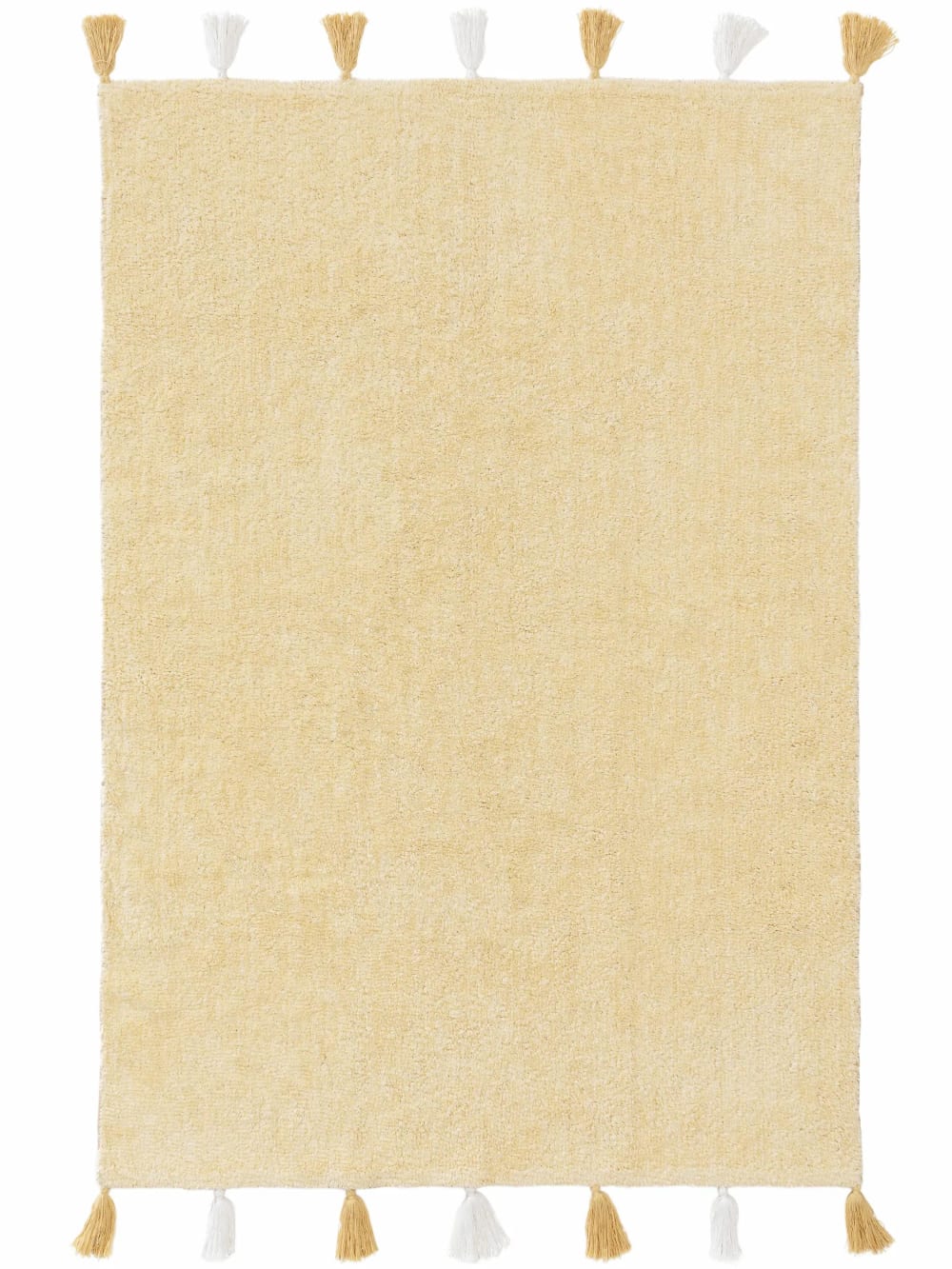 Alfombra lavable para niños amarillo 120x170