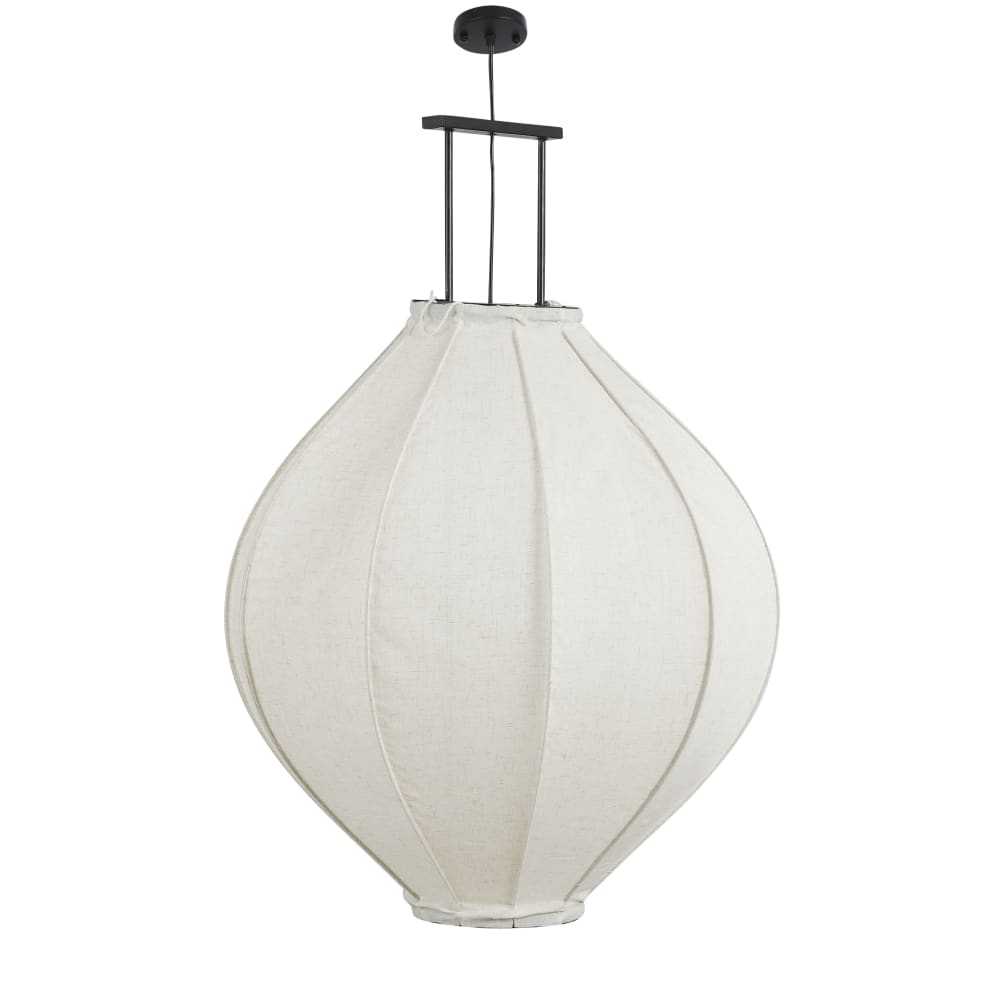 Suspension Blanc cassé Lin H94xl70xL70cm