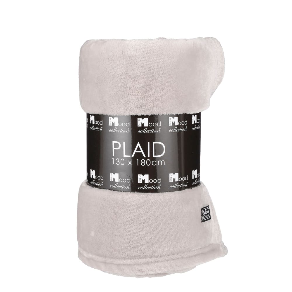 Plaid Beige Polyester H1xl130xL180cm