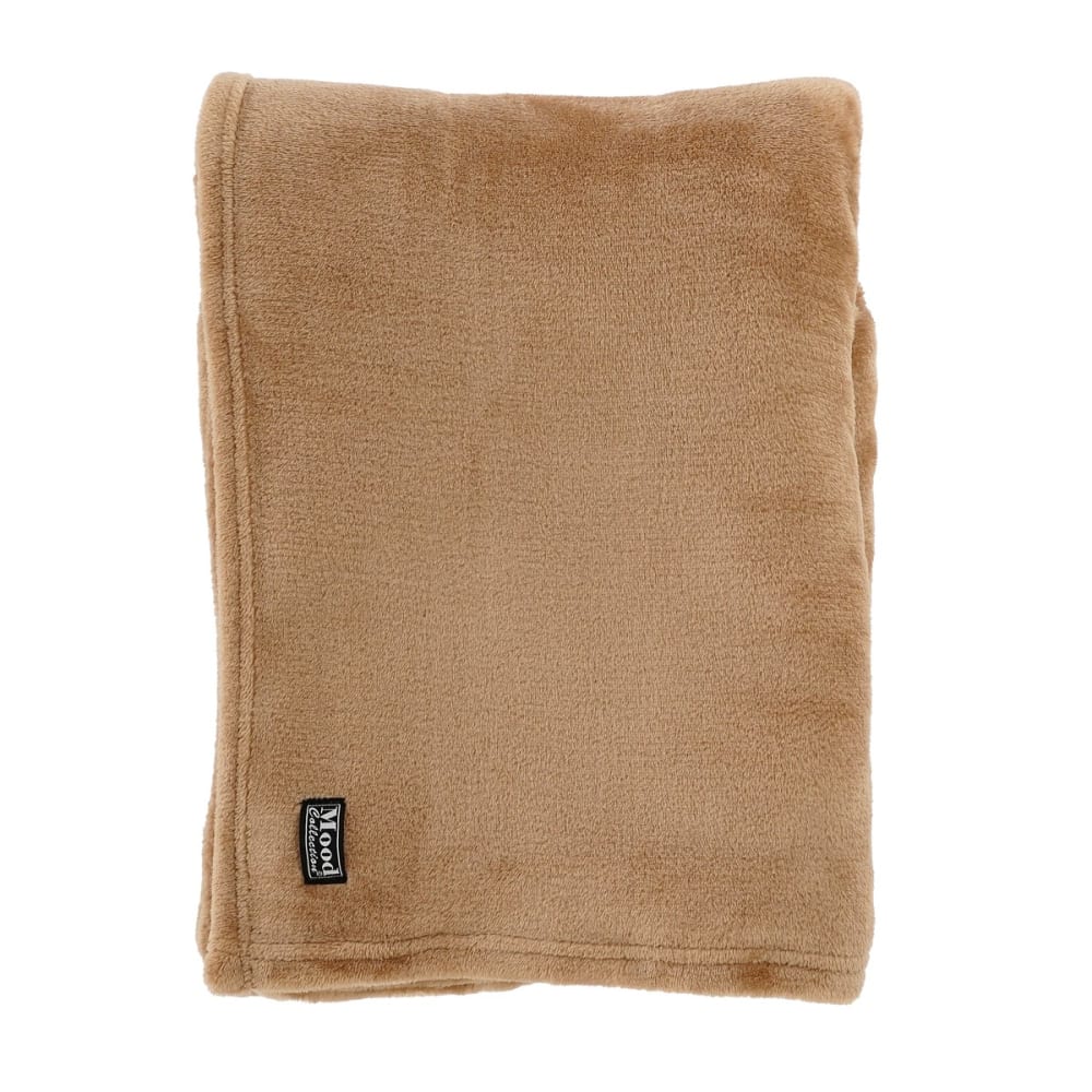 Manta famke marrón claro h1xb130xl180cm - Maisons du Monde