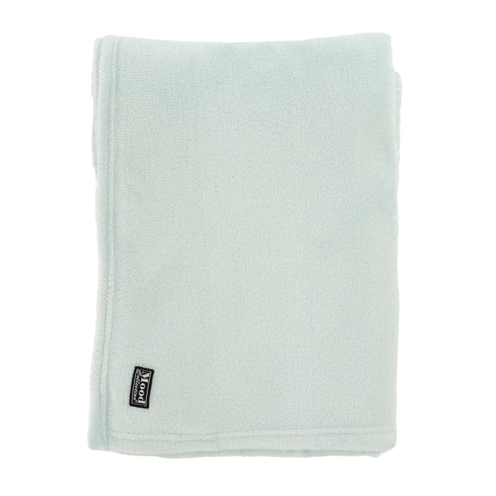 Plaid Famke Mintgrün Polyester H1xB130xL180cm - Maisons Du Monde