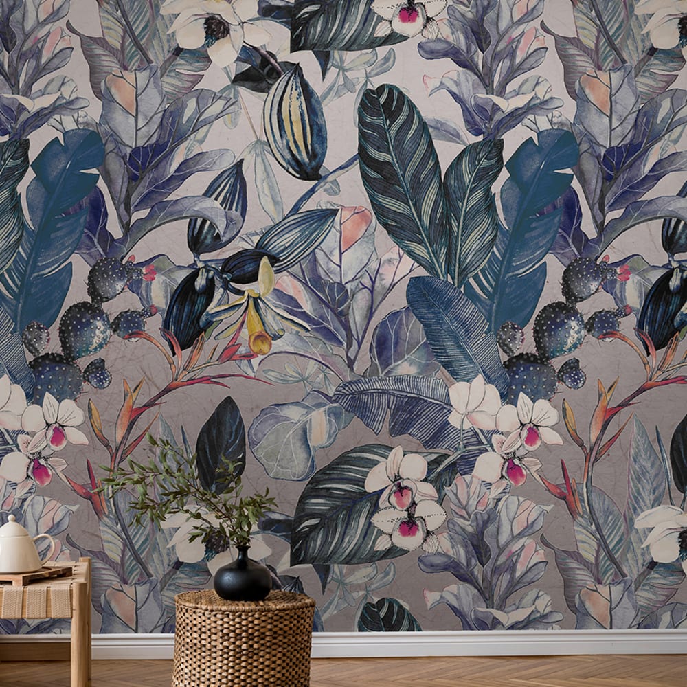 Papier peint panoramique Opuntia Blue — vue 4