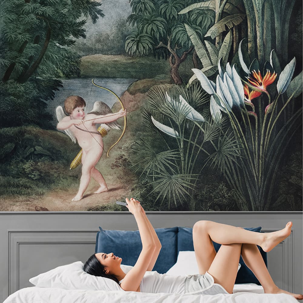 Papel pintado panorámico cupido