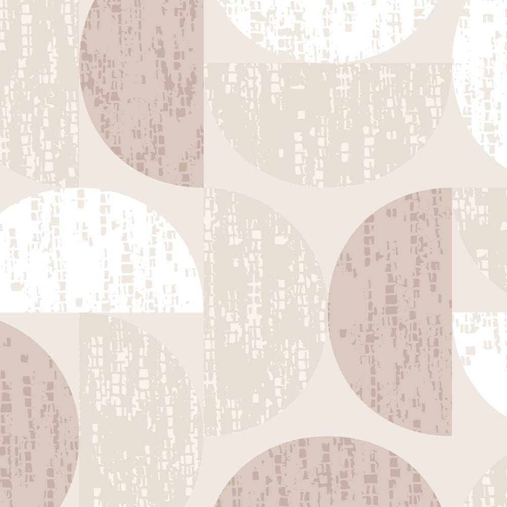Papel pintado panorámico groove - crema - Maisons du Monde