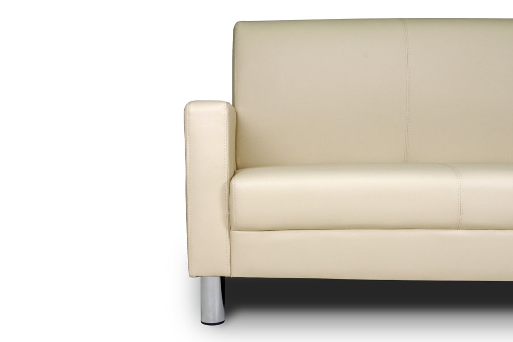 Divano 2 posti in ecopelle beige - Samira Italia