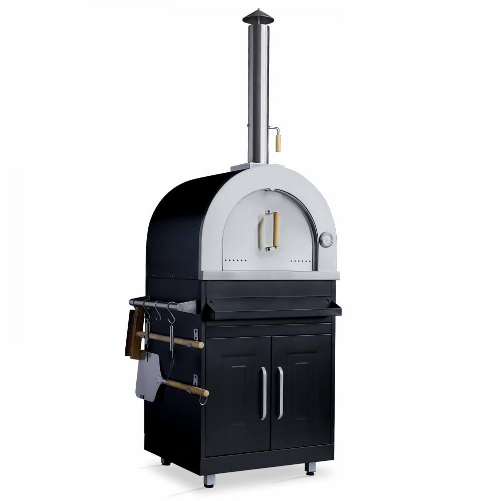 Meuble four à pizza pour cuisine d'extérieure