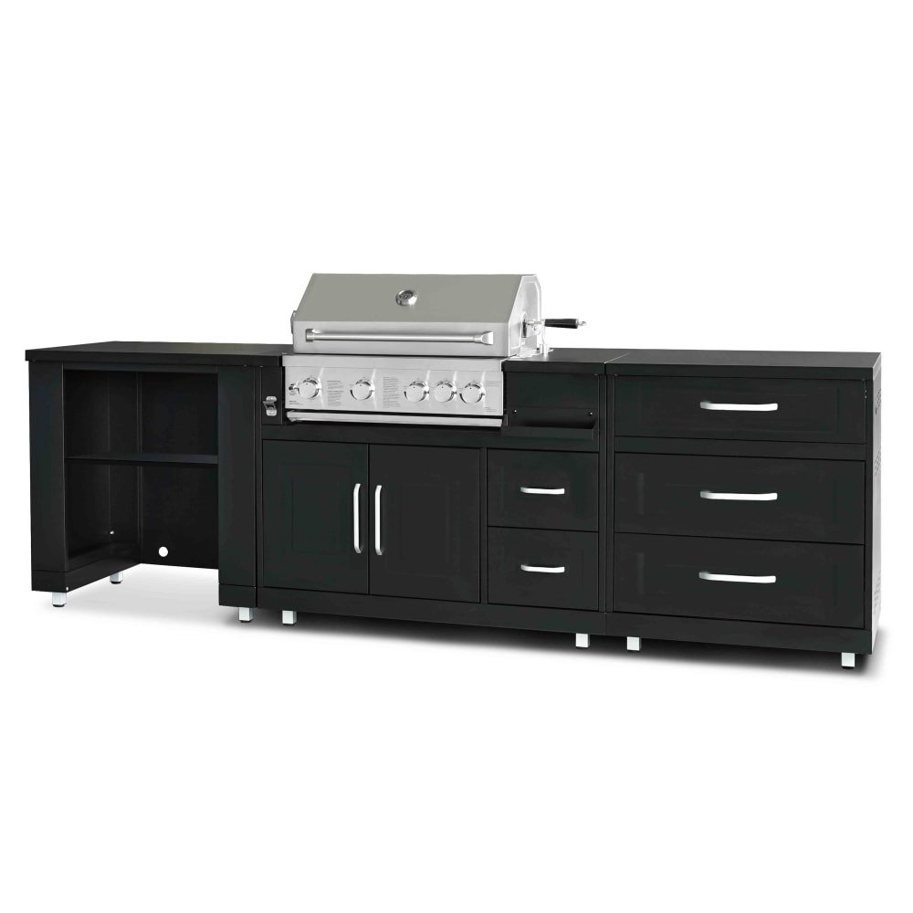 Cuisine d'extérieur 3 modules avec barbecue