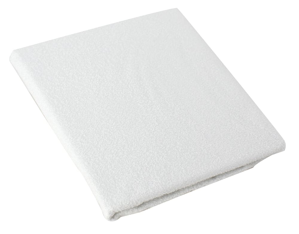 BabyCalin Alèse lit bébé blanc en viscose de bambou 60x120 cm Blanc Viscose - 120x15x60cm