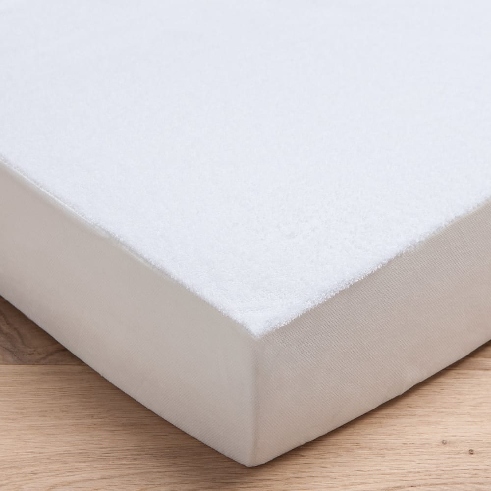 Alèse berceau bébé blanc en viscose de bambou 40x80 cm - Maisons du Monde