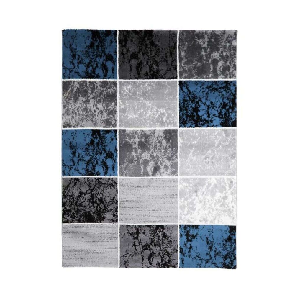 Tapis à motifs cubes