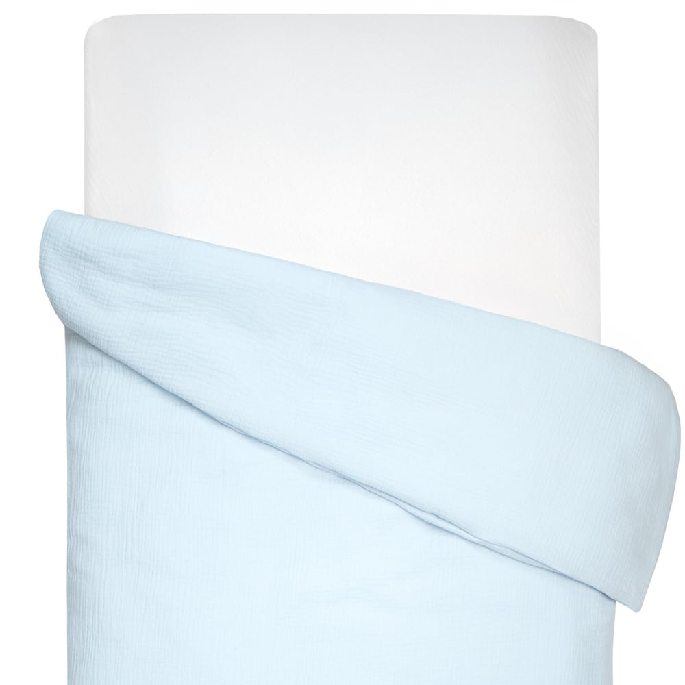 Copripiumino reversibile in garza di cotone per neonato - Modello Classico chic - Cotone