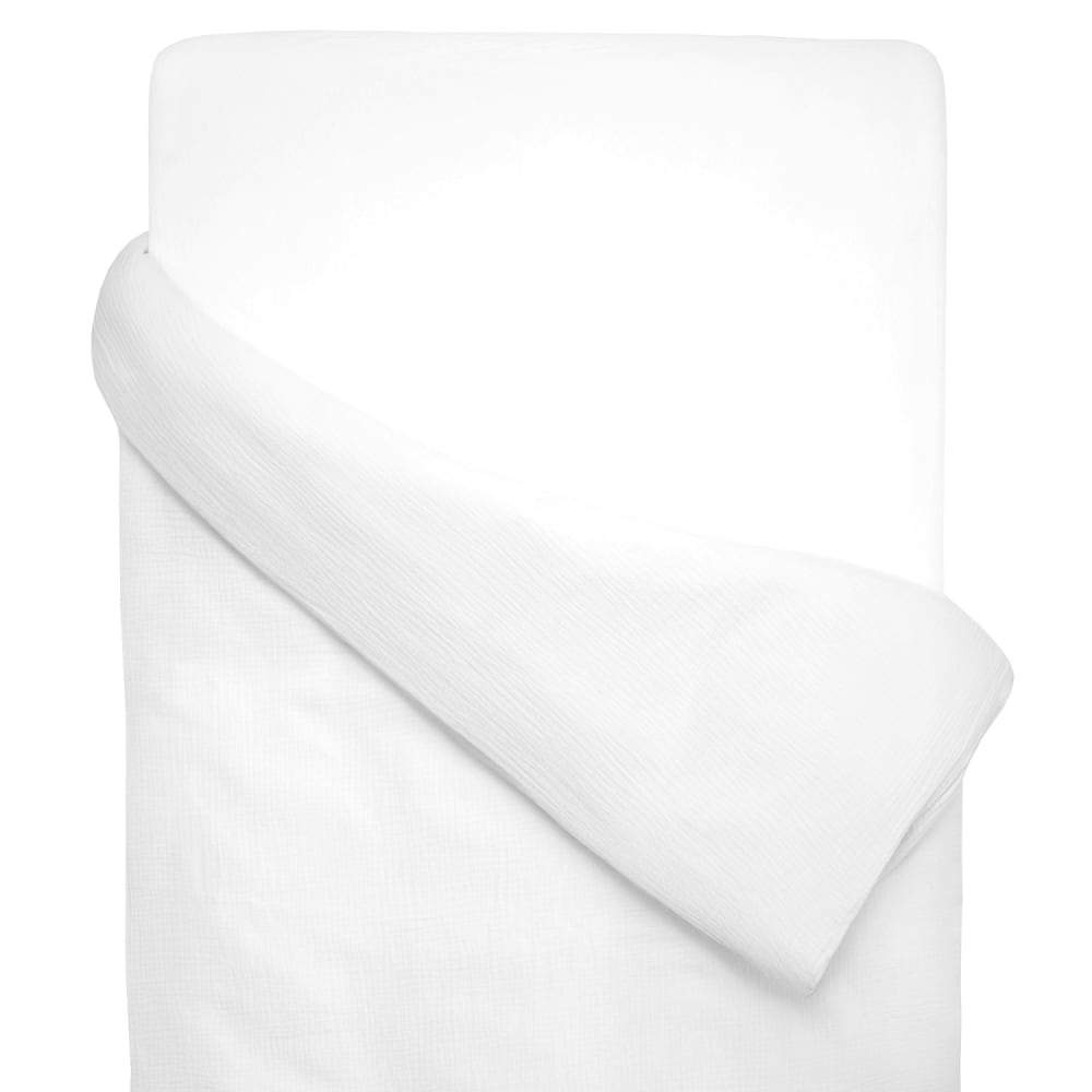 Copripiumino reversibile in garza di cotone per neonato - Modello Classico chic - Cotone