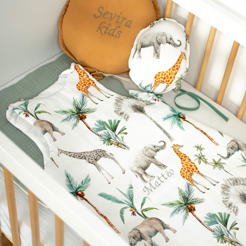 Saco de dormir de satén de algodón sin mangas tog 2 safari - Maisons du Monde