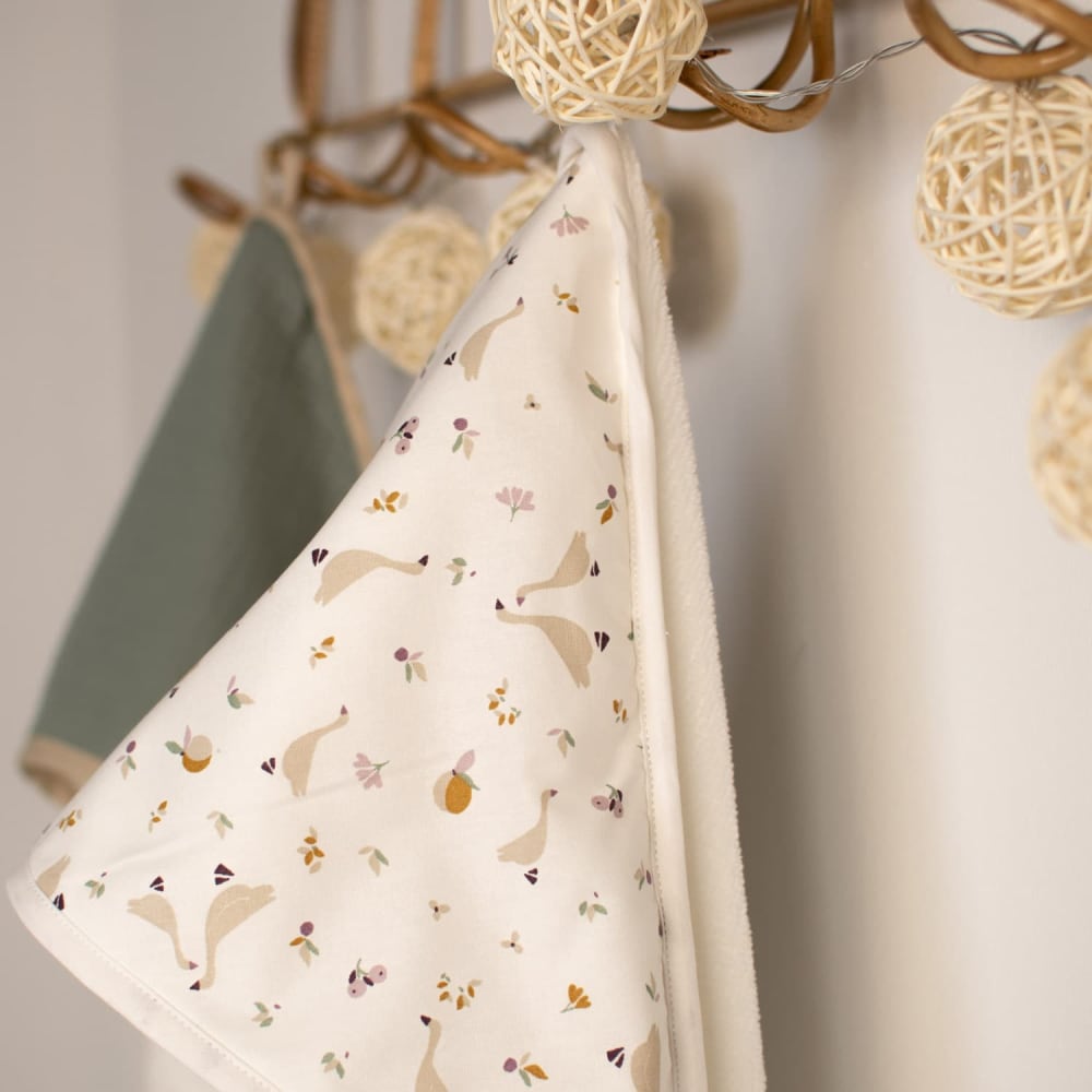 Grande accappatoio in cotone e bambù sidonia bianco - Sevira Kids