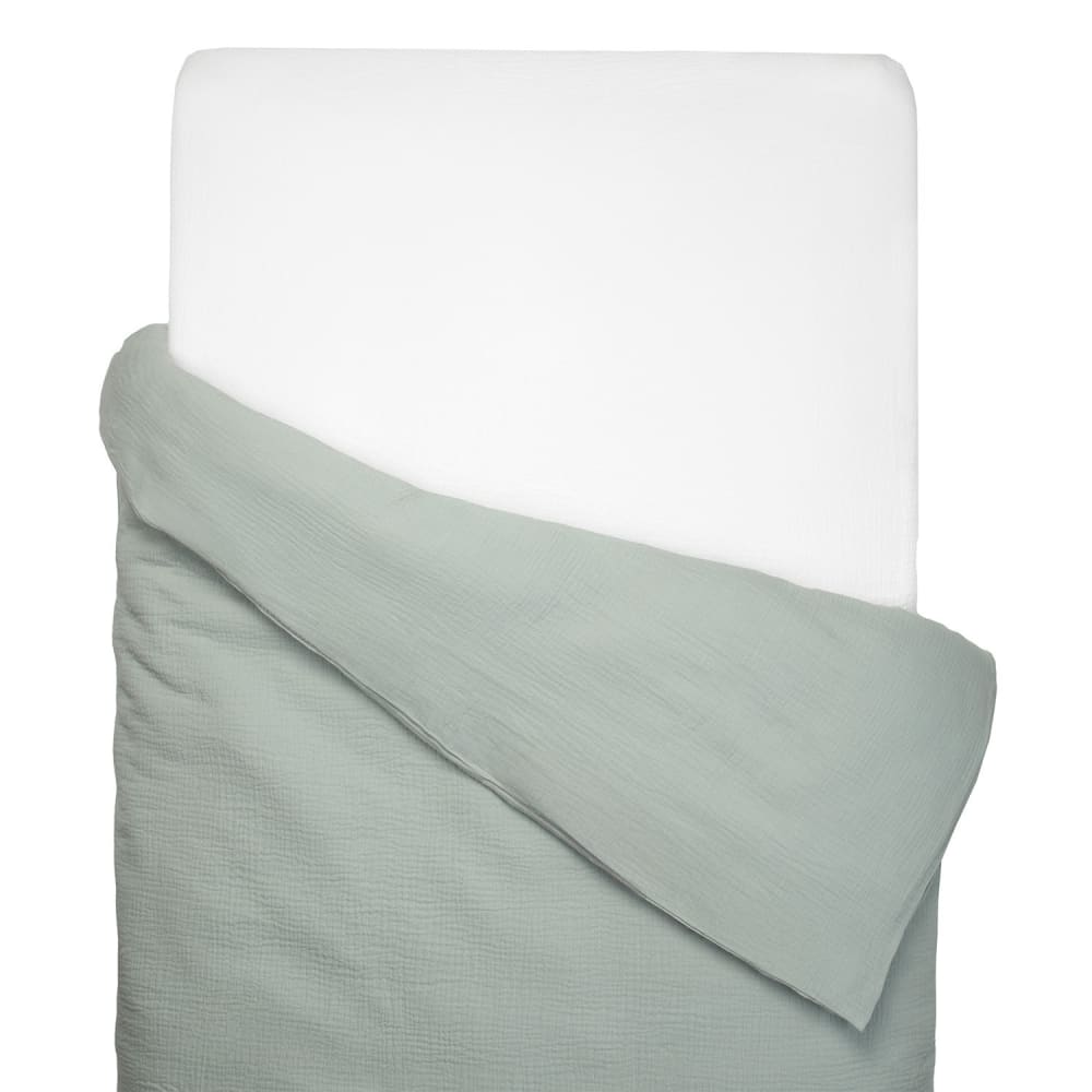 Copripiumino reversibile in garza di cotone per neonato - Modello Classico chic - Cotone