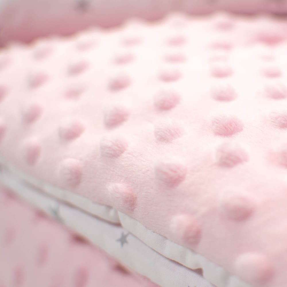 Couverture bébé enfant réversible en minky rose 100x150 cm - Maisons du Monde