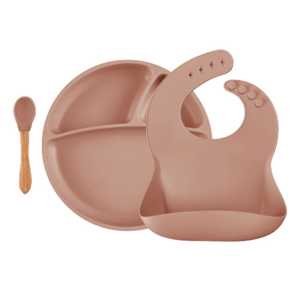 Set pappa per bambini in silicone - Arancione - Silicone (poliorganosilossano)