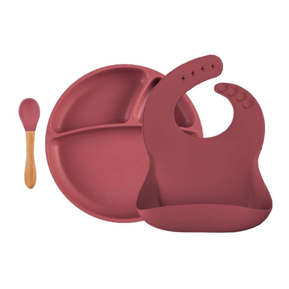 Set pappa per bambini in silicone - Marrone - Silicone (poliorganosilossano)
