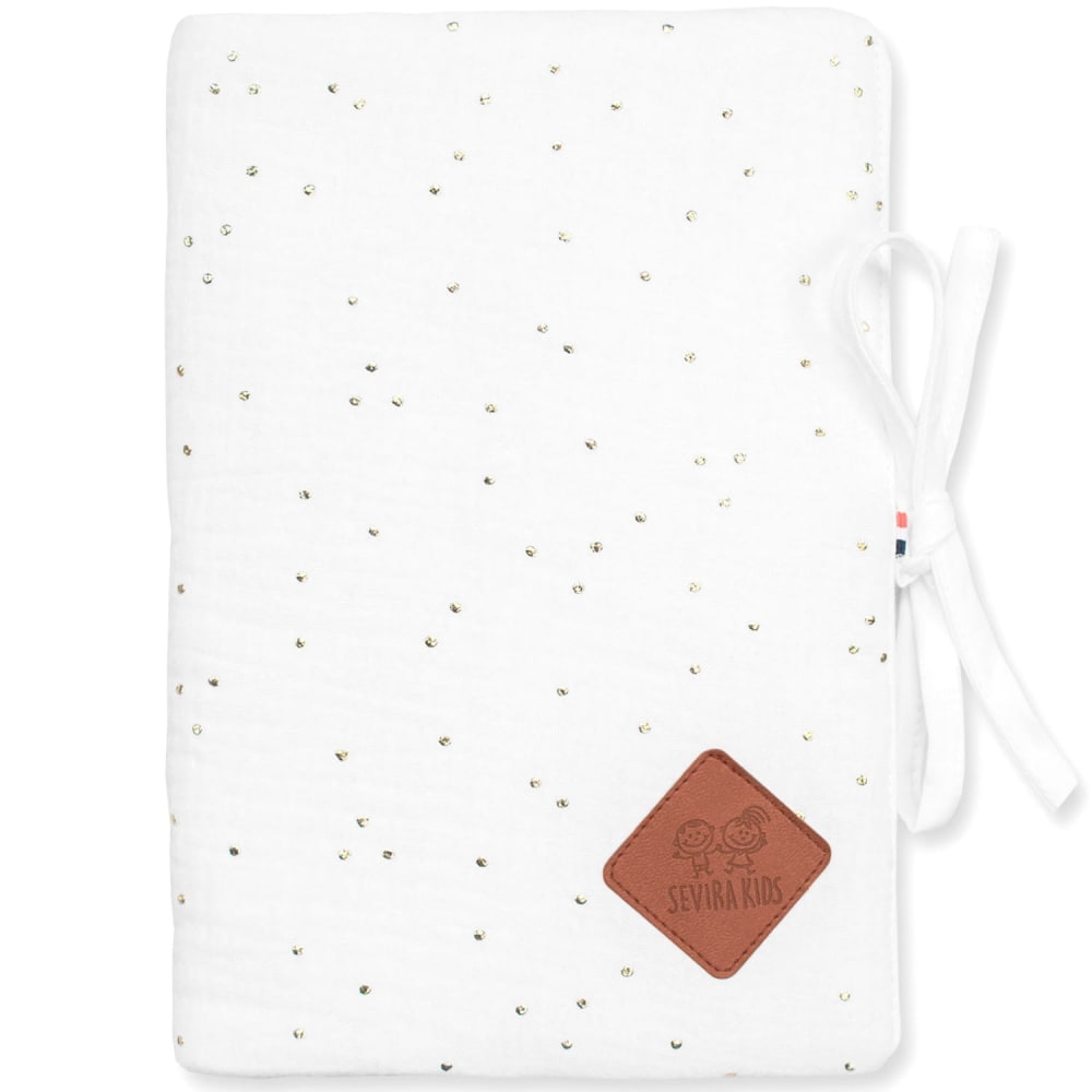 Funda para cartilla de salud en gasa de algodón