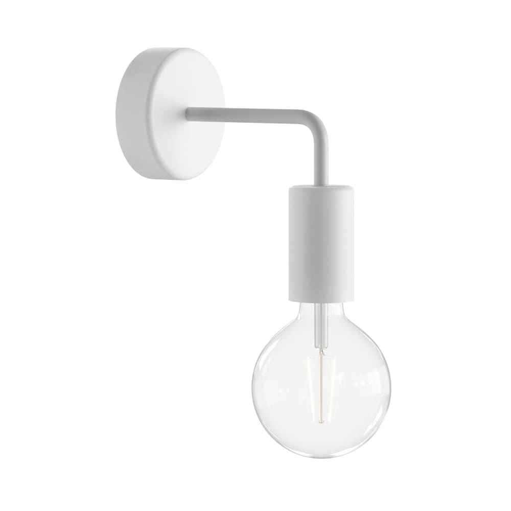 Applique da parete per esterni con estensione colore bianco - Bianco - Silicone (poliorganosilossano)
