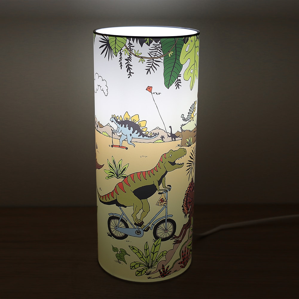Lampada da tavolo per bambini Dinosauri Verde 30 cm - R&M