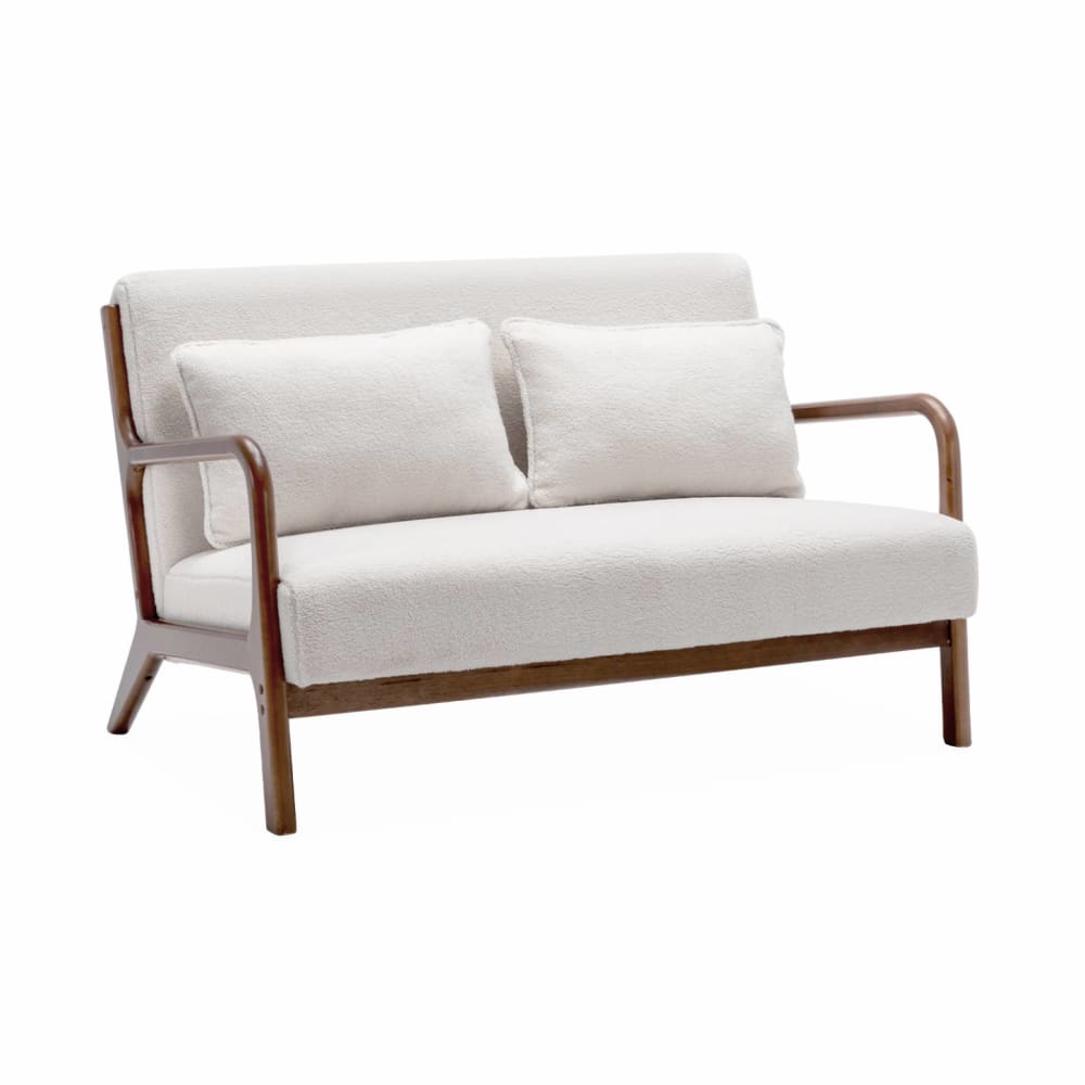 Banquette bouclettes - bois
